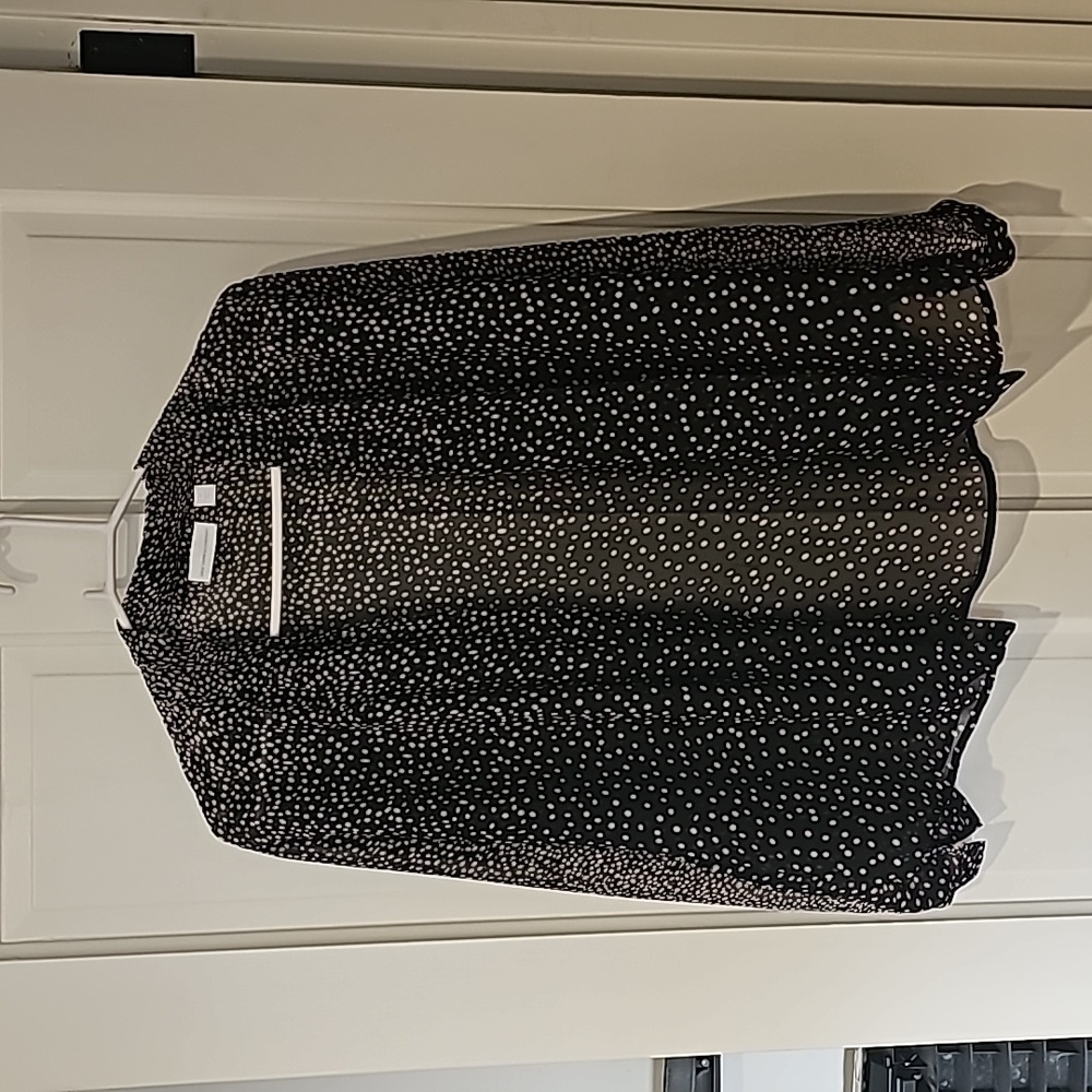 New York & Co. Polka-dot Blouse, Size M